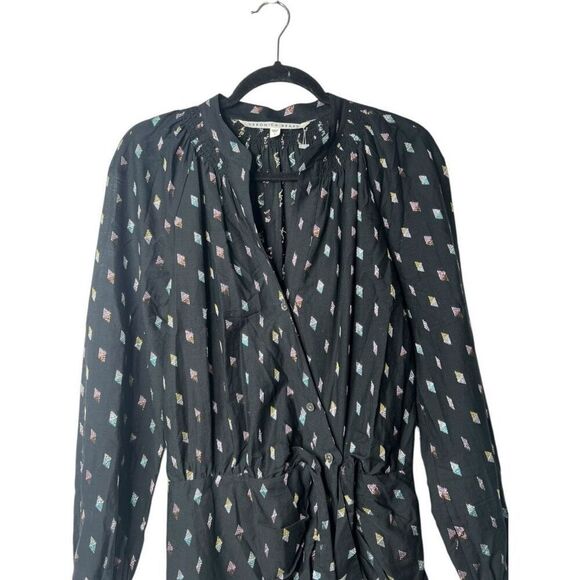 Veronica Beard Alia Ruched Pastel Metallic Mini Dress Size 2 Multicolored Whimsy - Picture 5 of 14